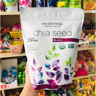 Hạt Chia Seed Đen Organic Nutiva