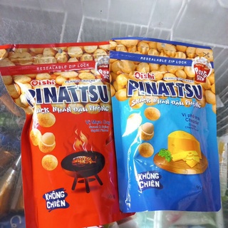 Snack nhân đậu phộng Pinattsu vị mực cay và phô mai 85g