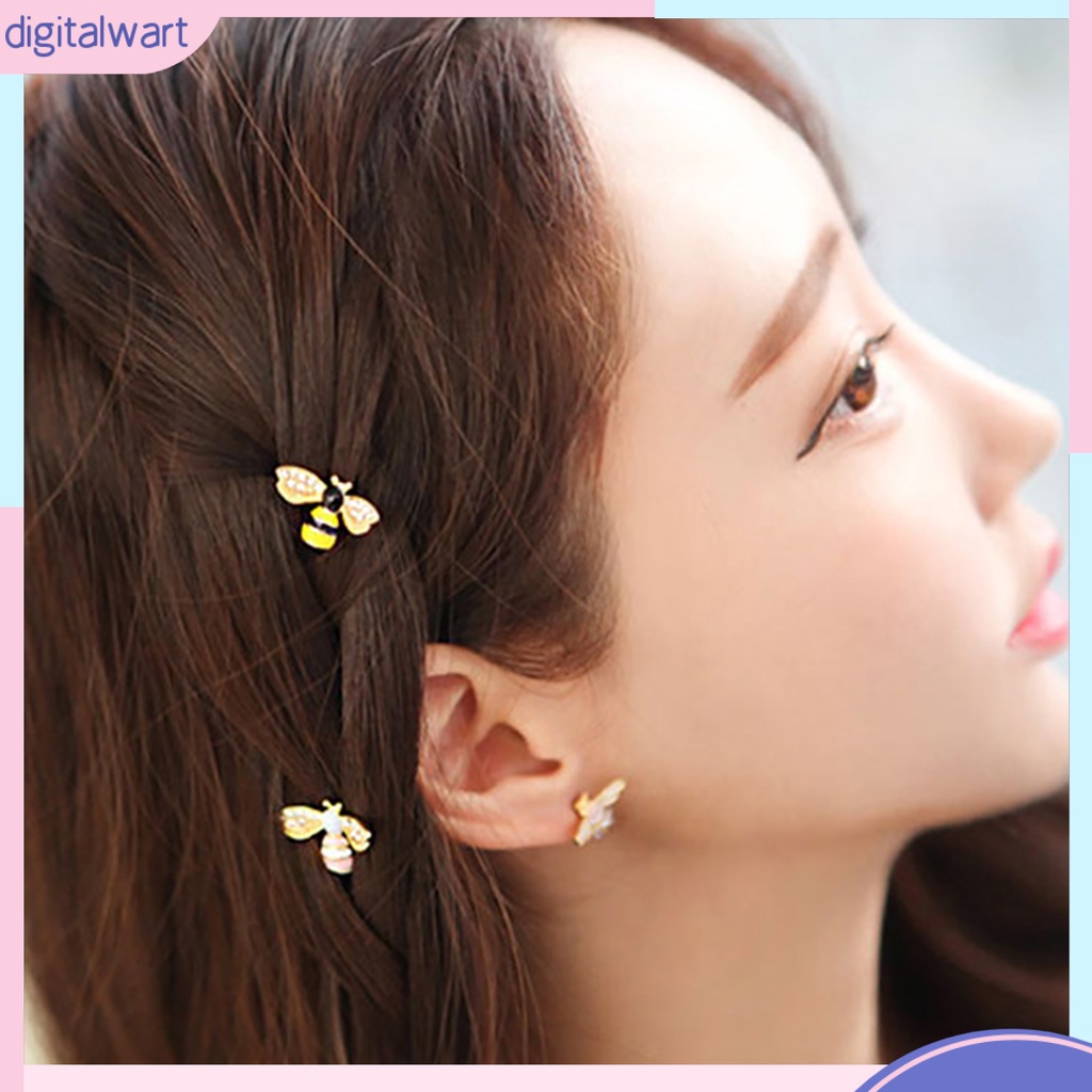 Kẹp Tóc Hình Con Ong Đính Đá Lấp Lánh Cho Nữ