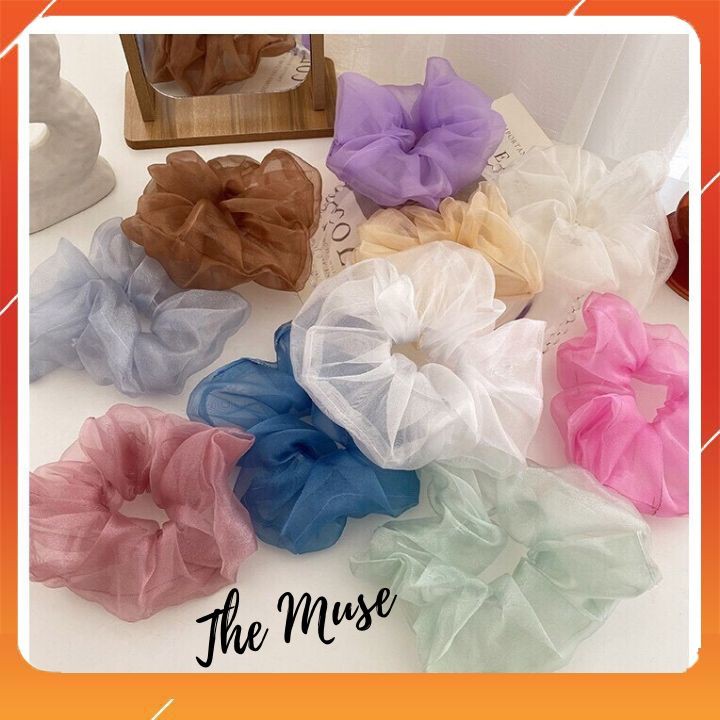 ❤️ HÀNG HOT ❤️ Chun buộc tóc scrunchies Hàn Quốc ( Giao ngẫu nhiên )
