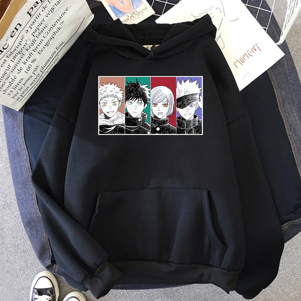 Áo Hoodie In Hình Jujutsu Kaisen Nhóm Nhạc Nhật Bản Thời Trang Cho Nam | BigBuy360 - bigbuy360.vn