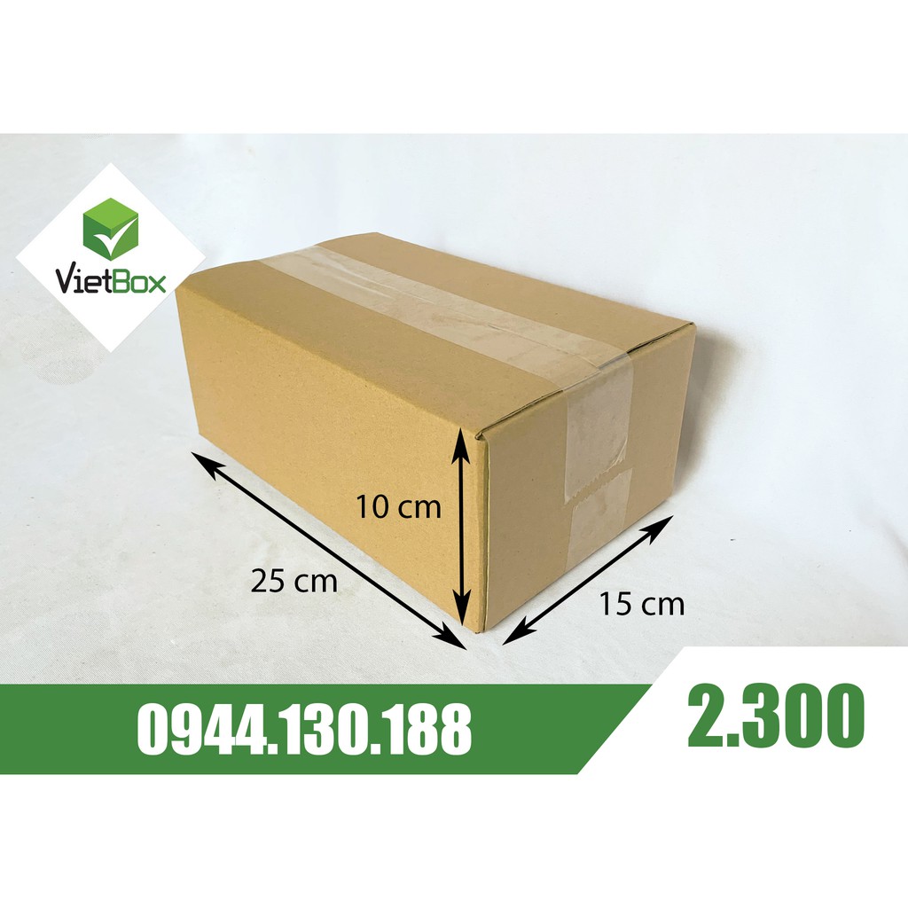 Combo 20 hộp carton 25x15x10