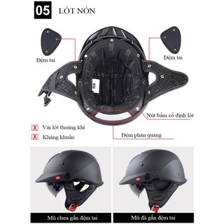 Mũ nửa đầu nổi tiếng LS2 OF590 Rebellion