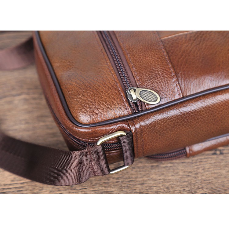 Túi nam đeo chéo da bò Nhật xịn 100%