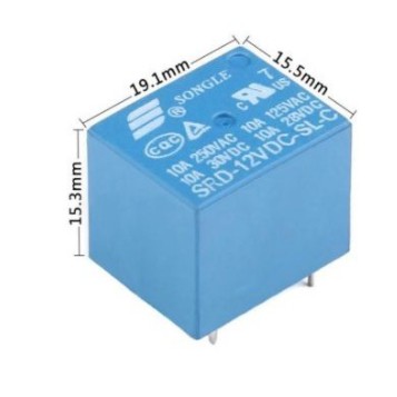 Relay Songle SRD 10A 3V-5V-12V-24V-48V Rơ Le SRD 10A 5 chân Chính Hãng