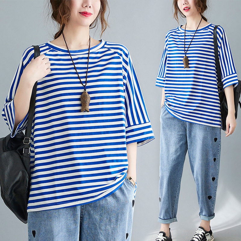 B208 Áo thun bigsize cổ tròn kiểu dáng nhẹ nhàng thời trang