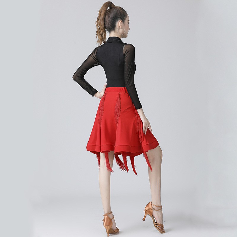 Bộ Áo Liền Quần Tay Dài Khiêu Vũ Latin Thời Trang Cho Nữ | BigBuy360 - bigbuy360.vn