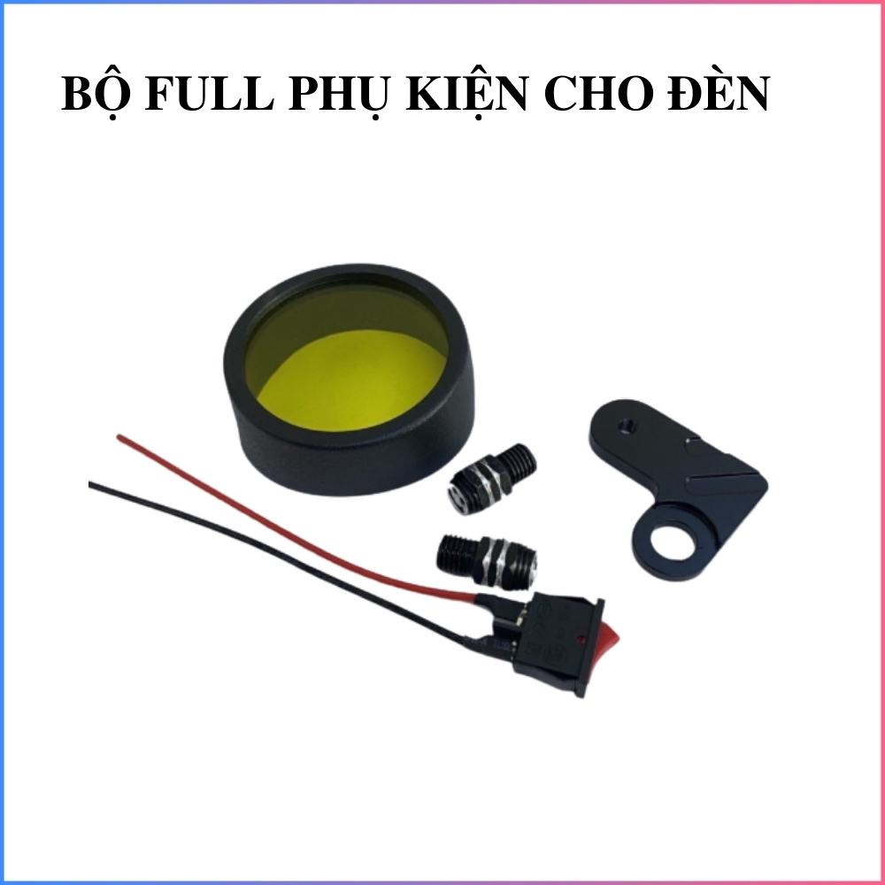 Đèn Led Trợ Sáng L4X Cho Xe Máy Đi Đêm Cực Sáng, Đèn trợ sáng xe máy Phá Sương