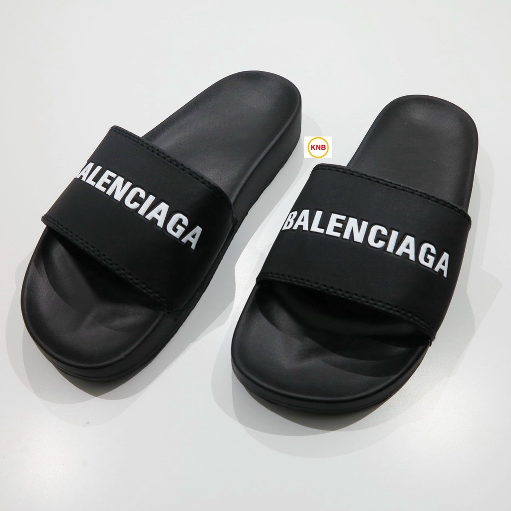 Dép Balenciaga ❤️FREESHIP + KÈM HỘP❤️ dép quai ngang thể thao nam nữ - Dép Balenciaga Nam Nữ - Dép Balen full đen