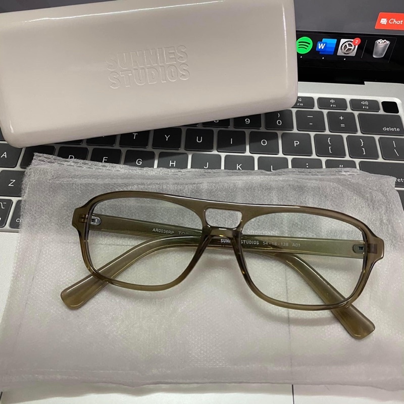 Kính mắt Sunnies studios Chống ánh sáng xanh NEW chống UV4000 dành cho nam nữ có sẵn chính hãng