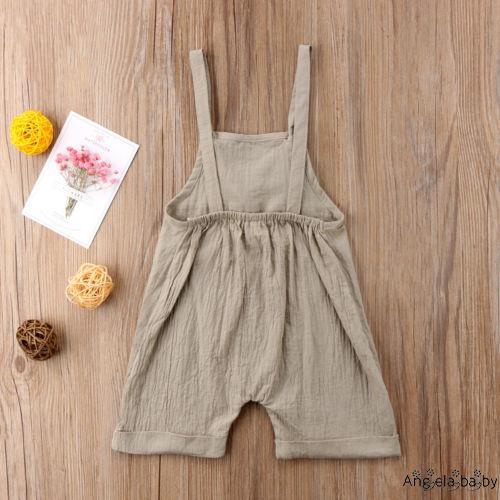 .N.-thời trang Trẻ mới biết đi Trẻ em Bé trai Bé gái Quần yếm Áo liền quần Bộ đồ liền quần Playsuit