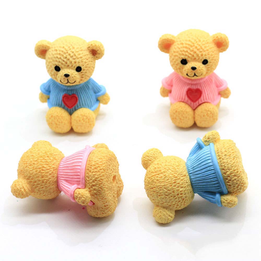 Tượng gấu mini dễ thương dùng trang trí