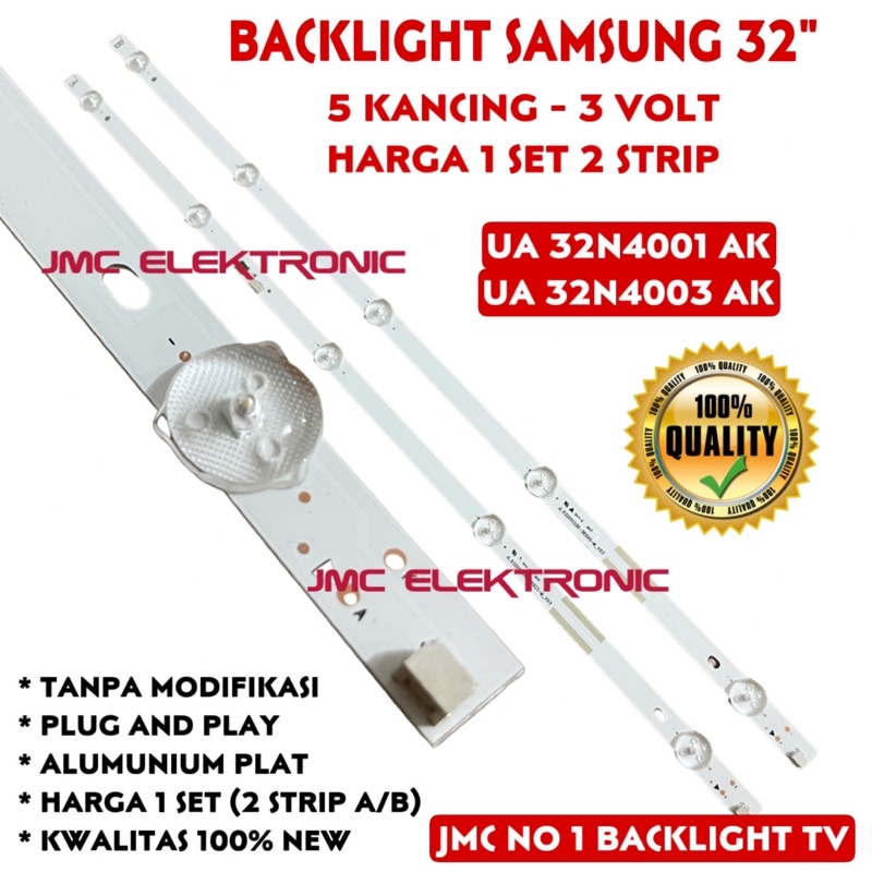 Đèn nền LED 32 INCH UA 32N4001AK UA 32N4003AK cho TV SAMSUNG 32 INC Ua32N4003Ak