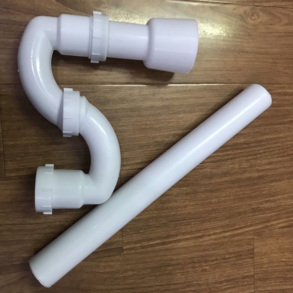 Ống xả chậu rửa mặt xi phông lavabo ngăn mùi hôi, không bị rò nước
