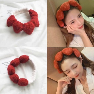 Băng đô cài nơ nhung 5 tim