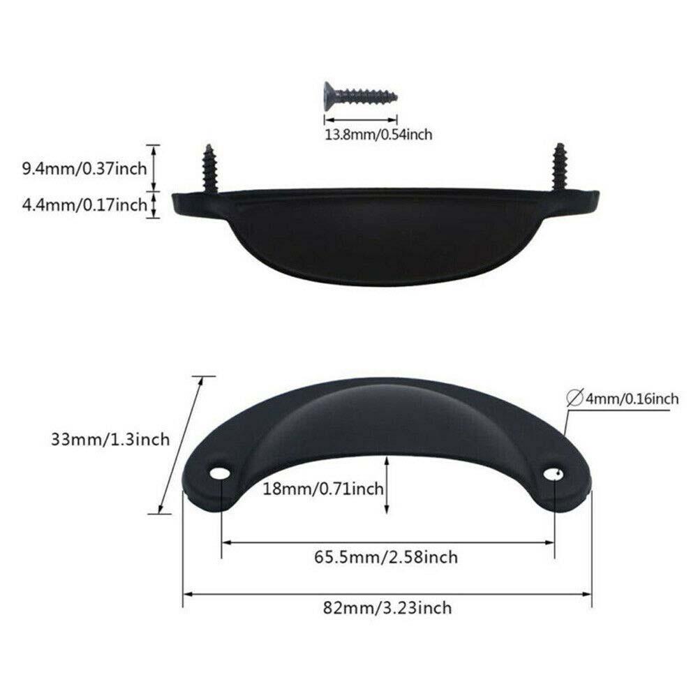 MIQUEL Set 12 Tay Nắm Cửa Hình Vỏ Sò