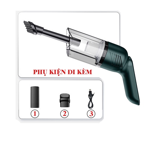 MHB 12, Máy hút bụi cầm tay mini không dây , vệ sinh bàn phím , hút bụi giường, ô tô , máy hút bụi xe hơi
