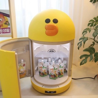 Tủ lạnh mini hoạt hình dễ thương Ccomo x Line Friends Made in Korea