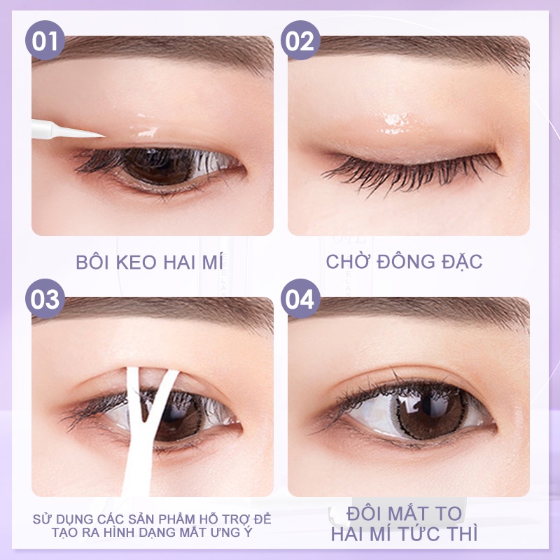Keo Dán Kích Mí Đôi Tự Nhiên Không Dễ Phai Và Keo