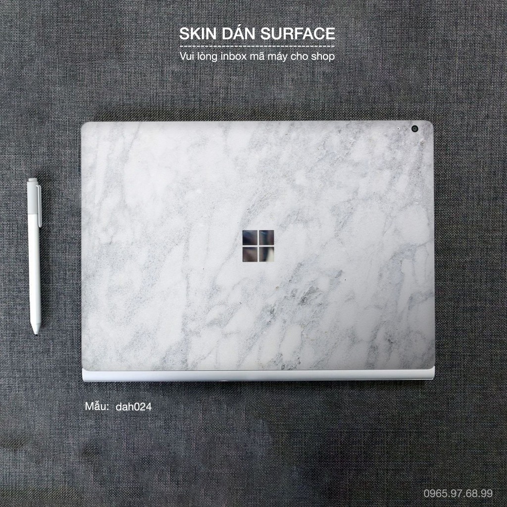 [ SALE 30% ]  Dán decal cho các dòng Laptop Surface in nhiều mẫu vân đá cực đẹp