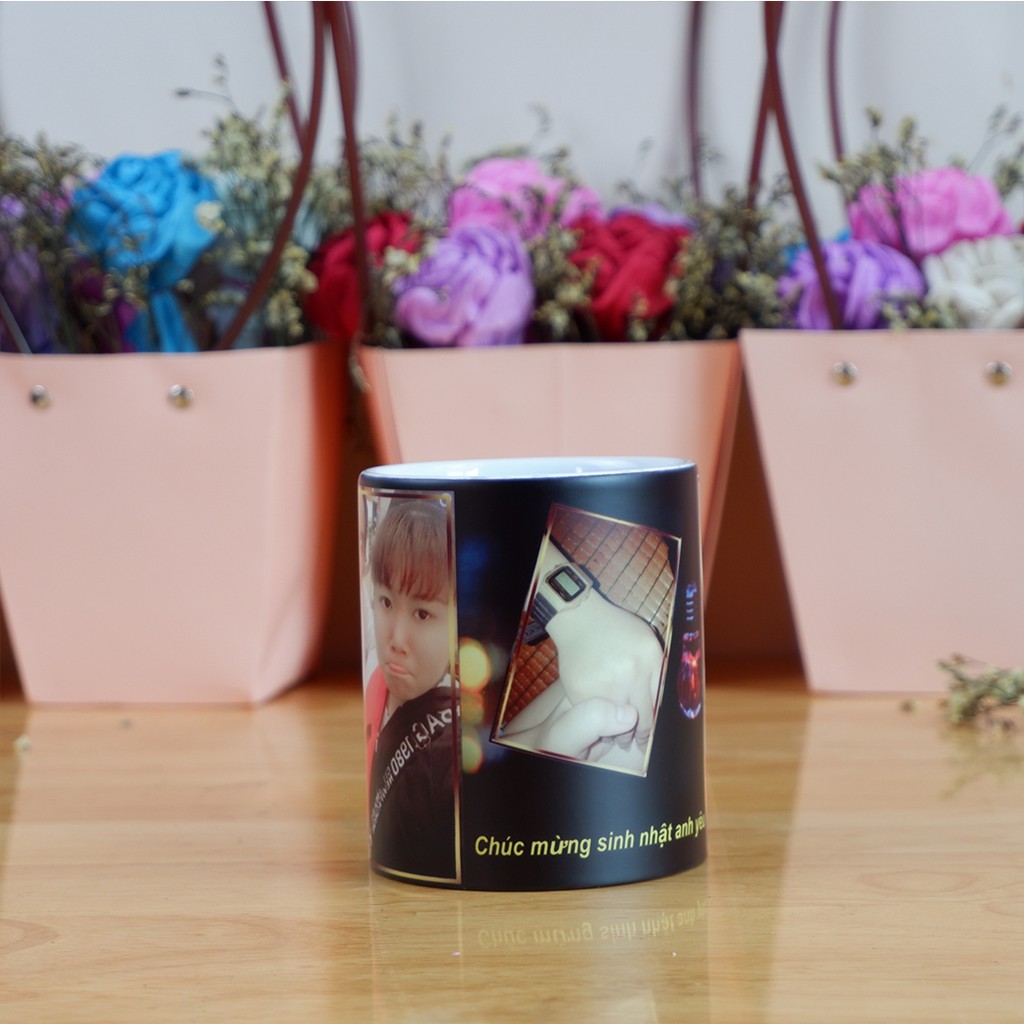 Cốc đổi màu, ly ma thuật (hình in theo yêu cầu),  quà tặng, ly sứ bền, đẹp | BigBuy360 - bigbuy360.vn