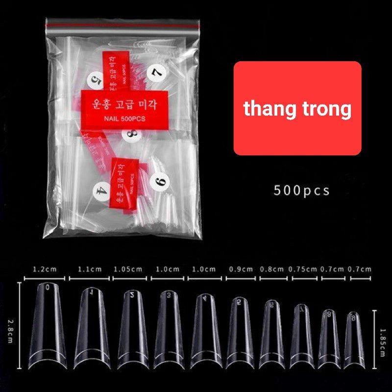 móng tip tre, móng nối, móng tip thang