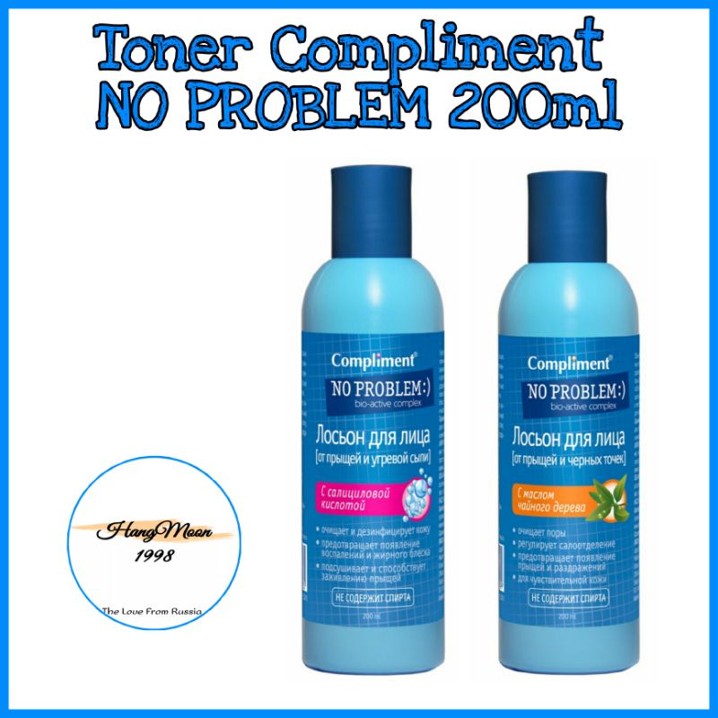 Toner Compliment No Problem BHA và Tràm trà 200ml