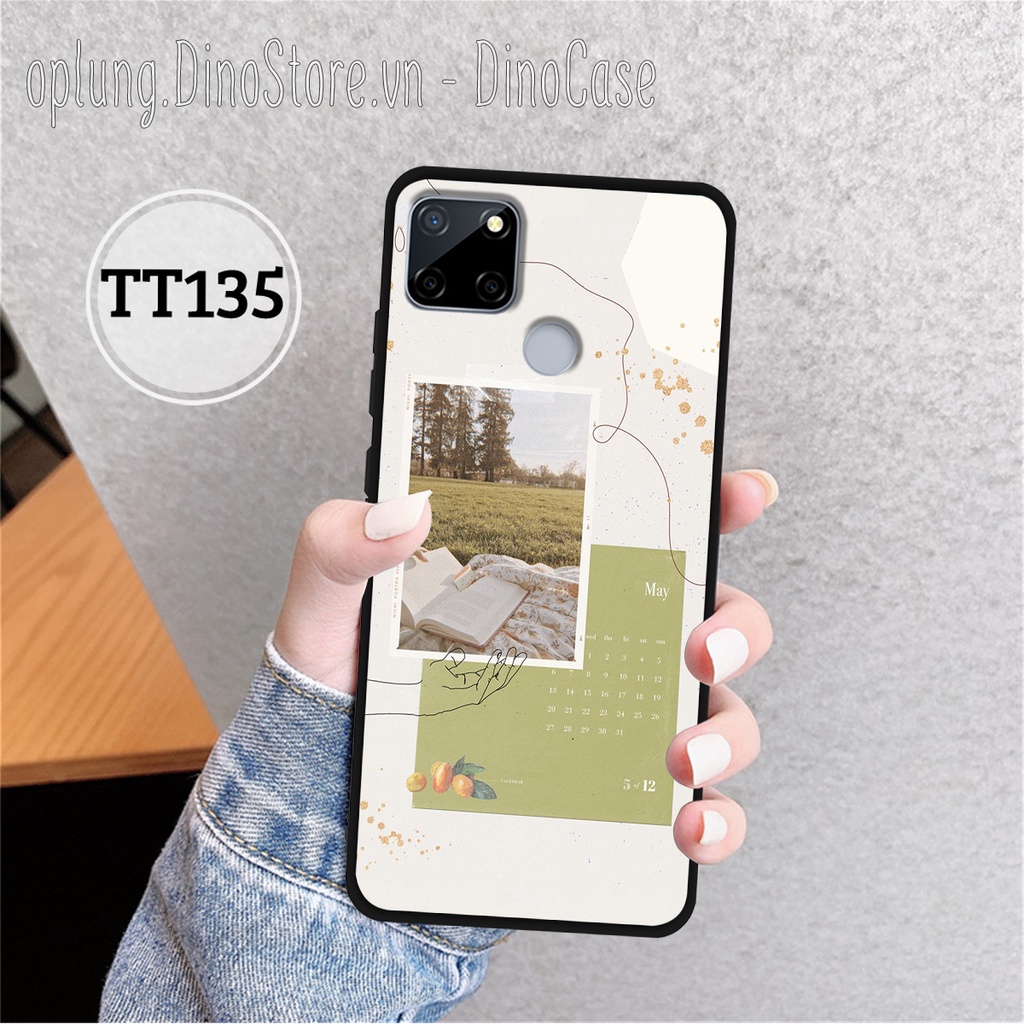 Ốp lưng Realme C21-C21y-C11-C12-C15-C20 - Ốp Realme lưng cứng viền dẻo in hình vintage nhẹ nhàng dễ thương.