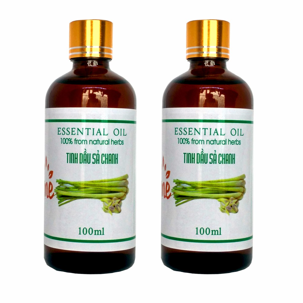 [ COMBO 2 LỌ ] 100ML Tinh Dầu Sả Chanh VIDAME - Tinh Dầu Đuổi Muỗi Xông Phòng