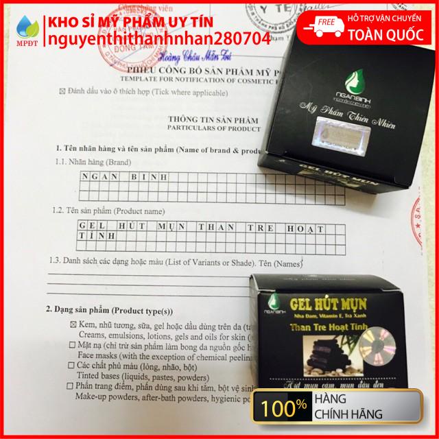 Gel lột mụn tha tre hoạt tính Ngân Bình - Gel hút mụn cám , mụn đầu đen, mụn ẩn .