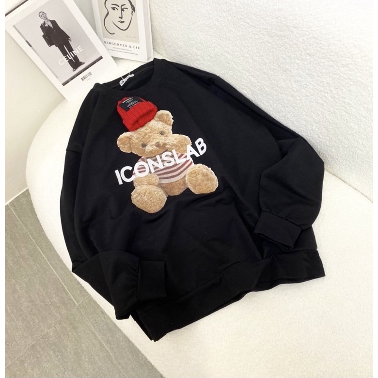 Áo sweater gấu 3 màu