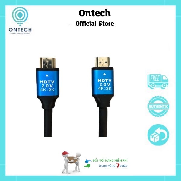 Dây Cáp HDMI G-Net Loại Tròn 1,5m, 3m, 5m,  tivi, chơi game, máy chiếu, chuẩn full HD, HDMI 2.0