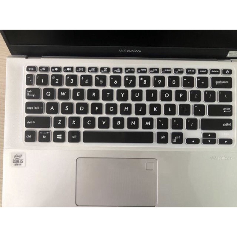 Tấm silicon phủ bàn phím laptop Asus Vivobook 14 inch dành cho máy asus Adol, V4000, Y406U, R424, X420UA, X409, X412...