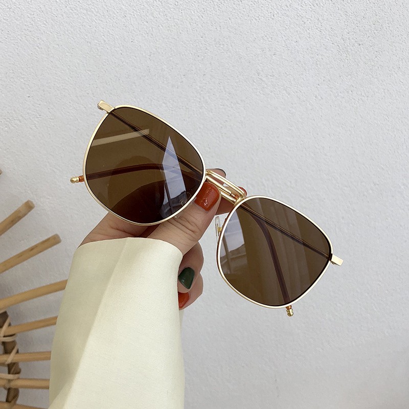 Kính mát nam nữ mắt tròn thời trang cao cấp, kính râm chống tia UV phong cách Hàn Quốc đẹp sang trọng LUMINA 205