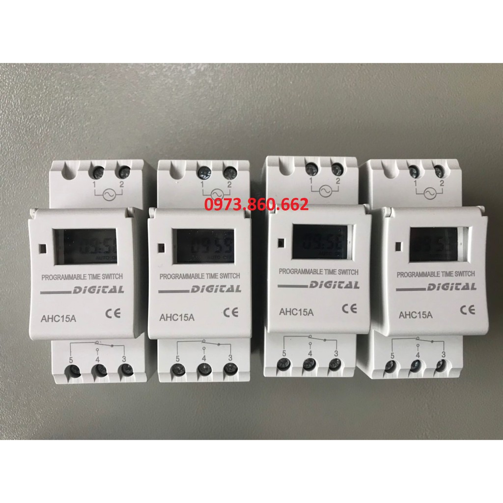 Công tắc hẹn giờ điện tử AHC 15A - Timer hẹn giờ điện tử chất lượng tốt