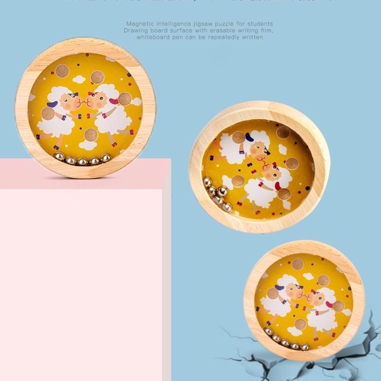 Trò chơi lăn bi mê cung trên bẳng gỗ rèn luyện tính kiên nhẫn, khéo léo, xả stress