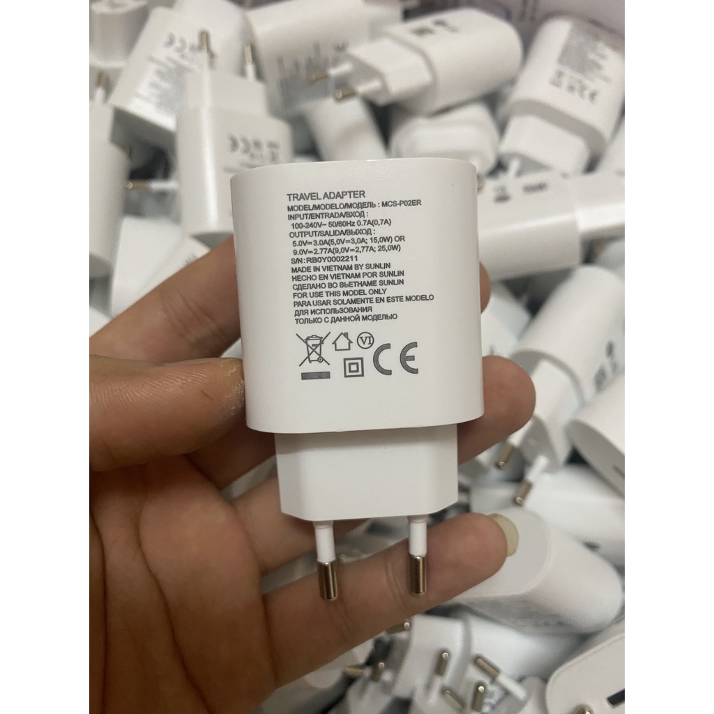 BỘ SẠC + CÁP 25w cho LG V60/ Velvet/ WING/ V50/ G8 CHÍNH HÃNG HỖ TRỢ USB PD cáp C to C, bảo hành 12 tháng