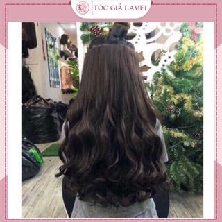 Tóc Giả Nữ Kẹp Xoăn Đuôi Tóc Làm Dài Dày Tóc Hơn Rất Tự Nhiên