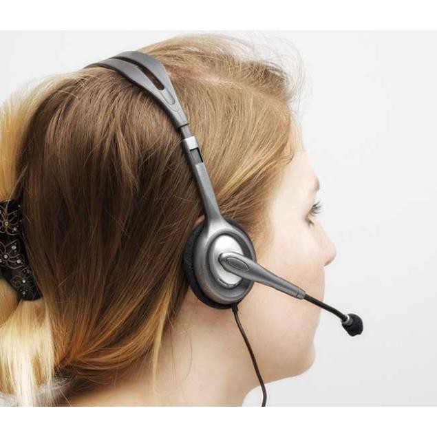 Tai Nghe chụp tai LOGITECH H110  - Âm thanh nổi - Hàng Chính Hãng - Bảo Hành 2 Năm