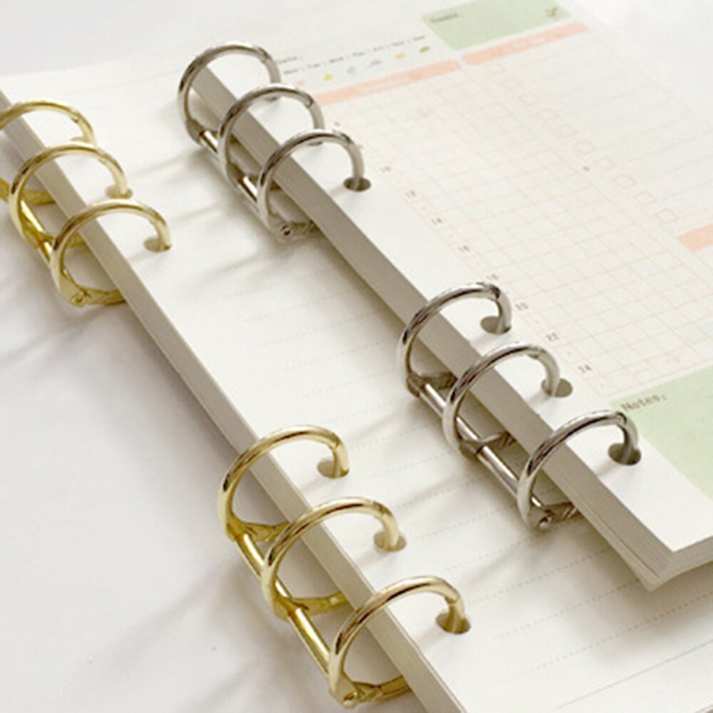 Còng kim loại 3 khuyên dùng đóng lịch sổ tay