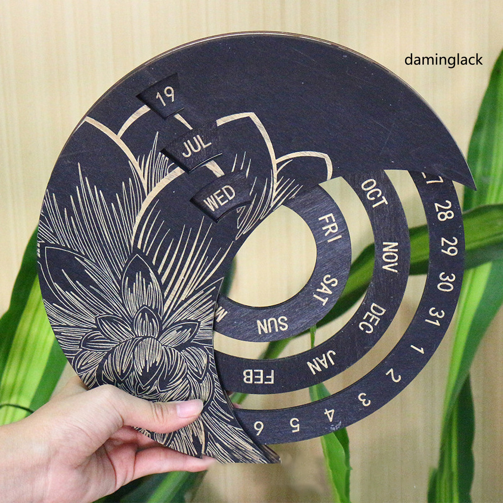Lịch Gỗ Treo Tường Sáng Tạo