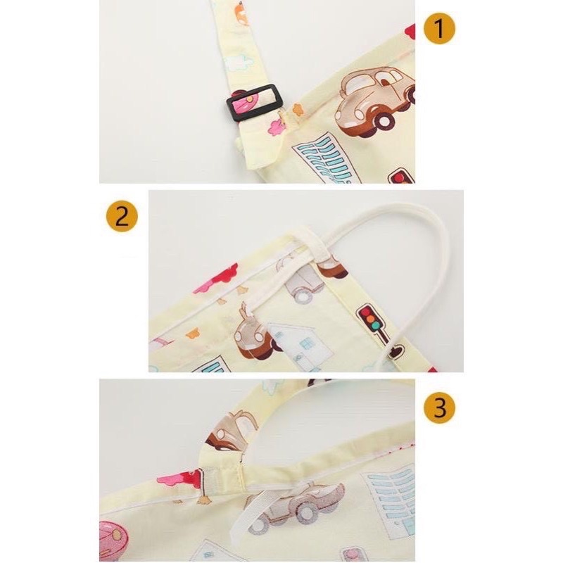 Khăn choàng cho bé bú khi ra ngoài tiện ích kích thướt 60*90 cm