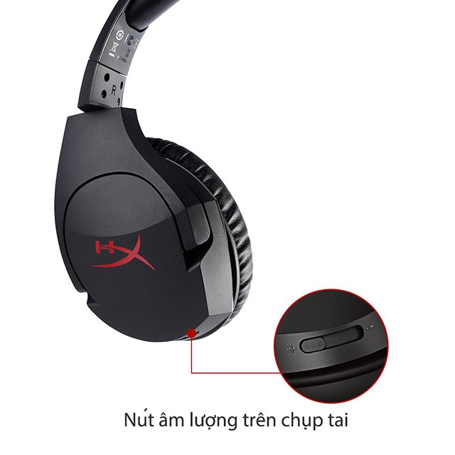 Tai nghe gaming Kingston HyperX Cloud Stinger - Gaming Headset (Black)_HX-HSCS-BK/AS - Hàng Chính Hãng