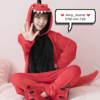 [Giảm 29k-FREESHIP] BỘ ĐỒ THÚ KHỦNG LONG ĐỎ