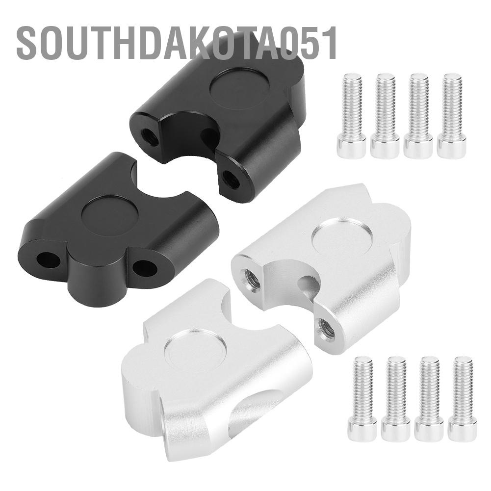 Hàng Sẵn Phụ Kiện Nâng Cao Tay Lái Xe xe máy Bộ chuyển đổi gắn kết 22mm Universal Motorcycle Handle Bar Riser Handlebar Clamp Back【Southdakota051】