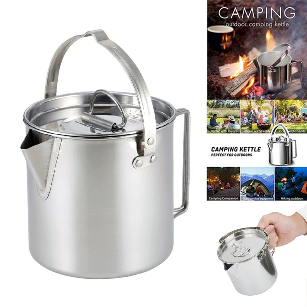 Ấm Đun Nước Siêu Nhẹ Dung Tích 1.2L Tiện Dụng Mang Theo Du Lịch Cắm Trại