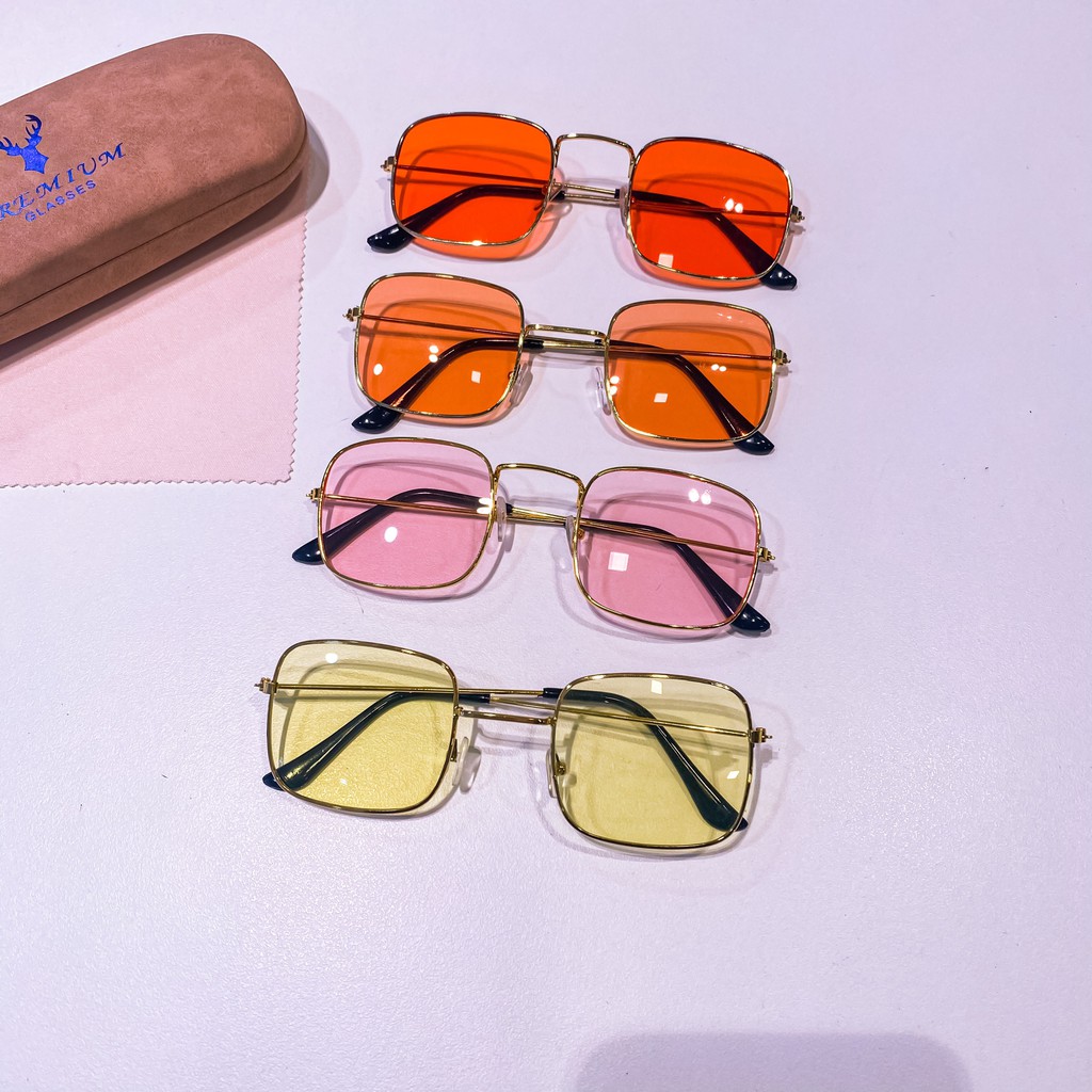 [CỰC ĐẸP] MẮT KÍNH THỜI TRANG HOT TREND VUÔNG 204 NHIỀU MÀU CỰC HOT | BigBuy360 - bigbuy360.vn