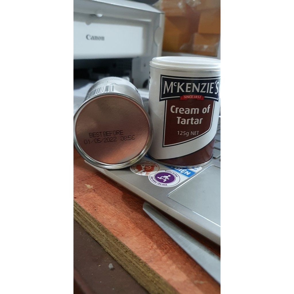 Cream of tartar Úc MC Kenzie's 125g