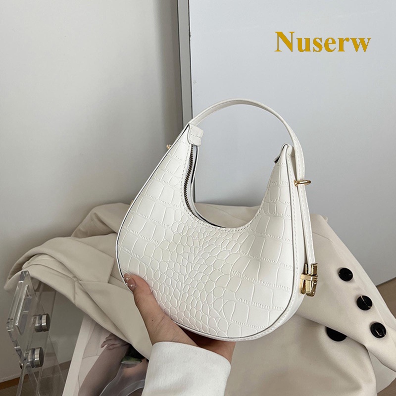 Nuserw Túi Đeo Vai Phong Cách Pháp Thời Trang Đơn Giản Cho Nữ
