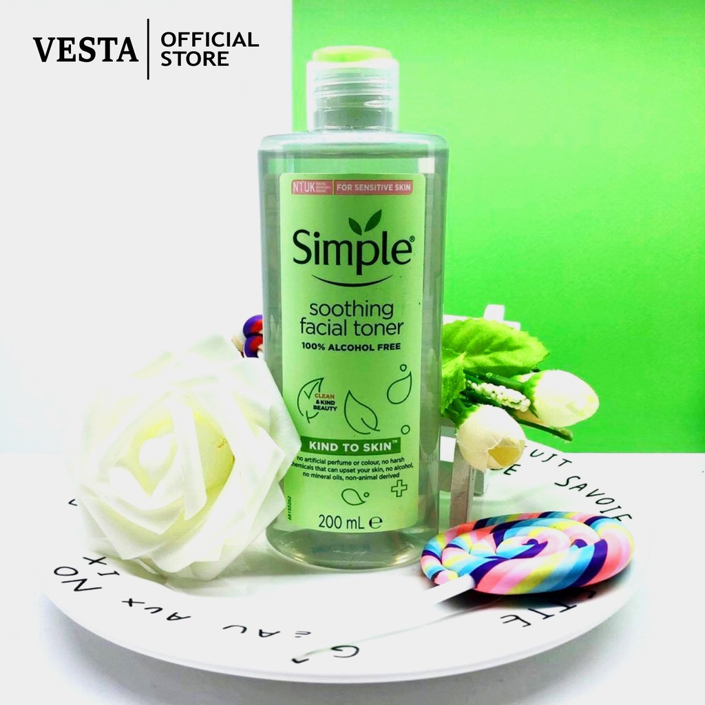 Toner Simple Nước Hoa Hồng Skincare Cân Bằng Cấp Ẩm Dưỡng Da 200ml | BigBuy360 - bigbuy360.vn